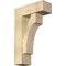 Ekena Millwork Westlake Block Rough Sawn Bracket w/ Offset Brace, Douglas Fir, 8"W x 22"D x 34"H BKT0806X22X34WTL05RDF - alternate 1